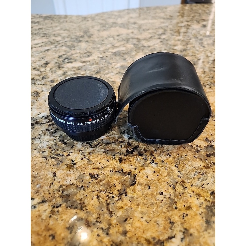 Super Albinar‎ Auto Tele Converter 2X for Minolta MD with Case & Cap
